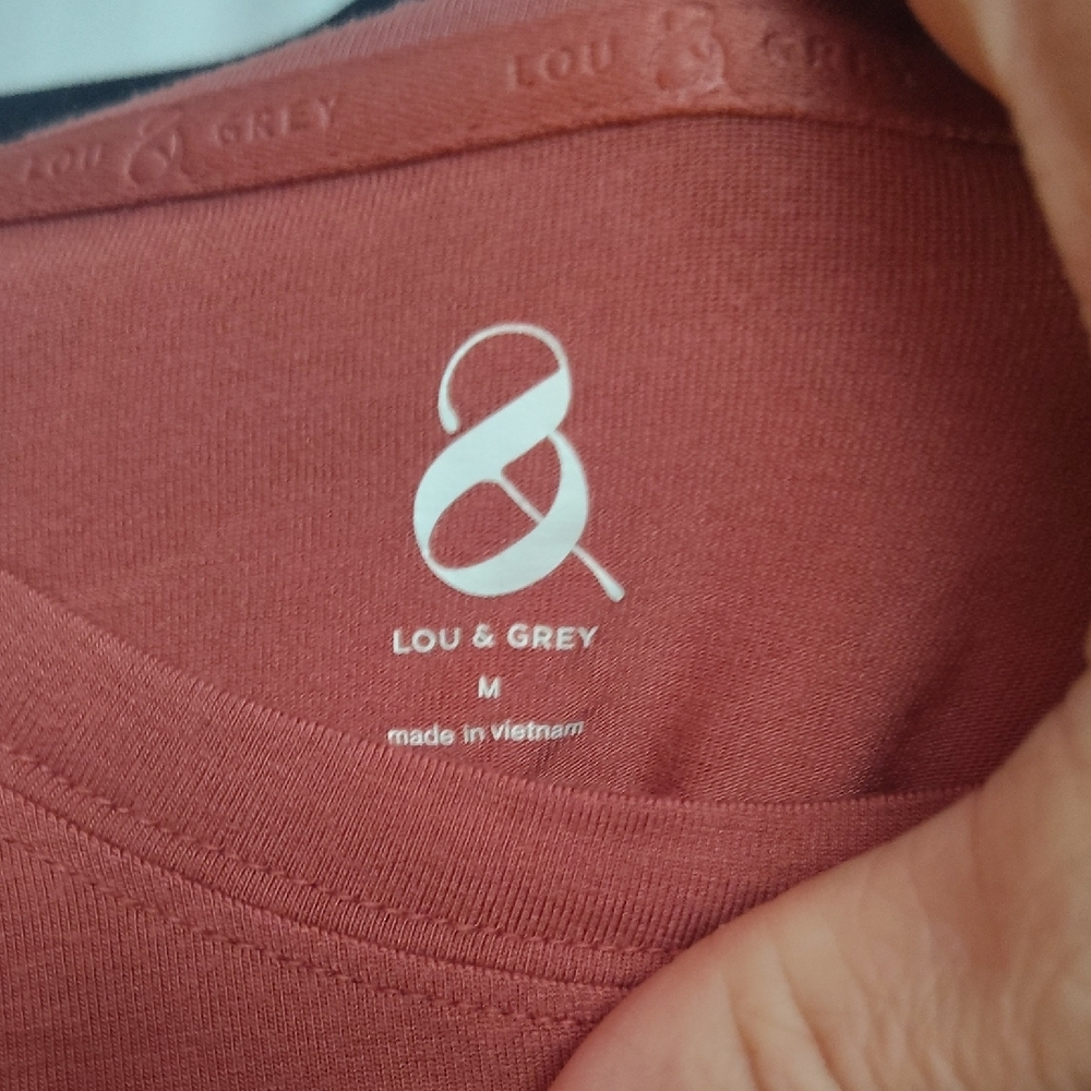 Lou & Grey Rust T-Shirt Size M - Picture 2 of 3
